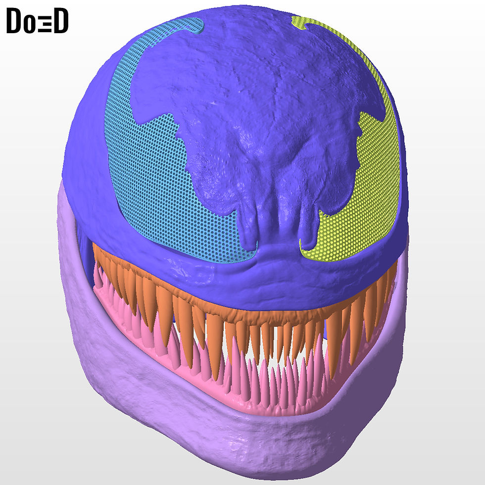 Thumbnail: Venom Spider-Man 2 PS5 Helmet  | 3D Printable Model File #V111