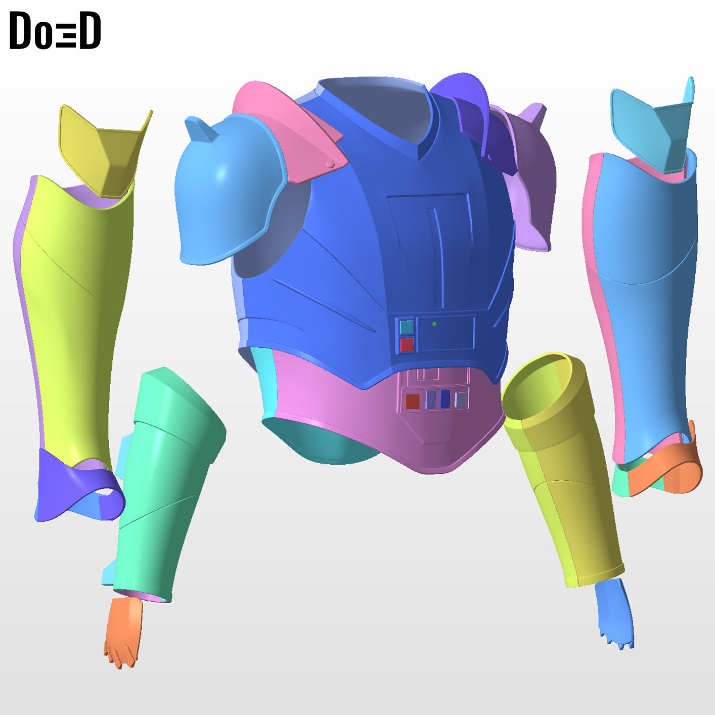 Marrok Body Armor (no helmet) from Ashoka 3D Printable Model STL File #MR112