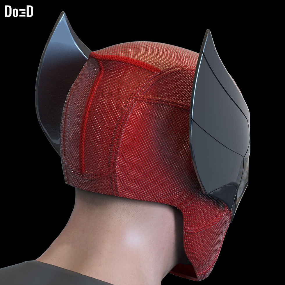 Thumbnail: Wolverinepool Helmet | 3D Printable Model Print File STL #WP614