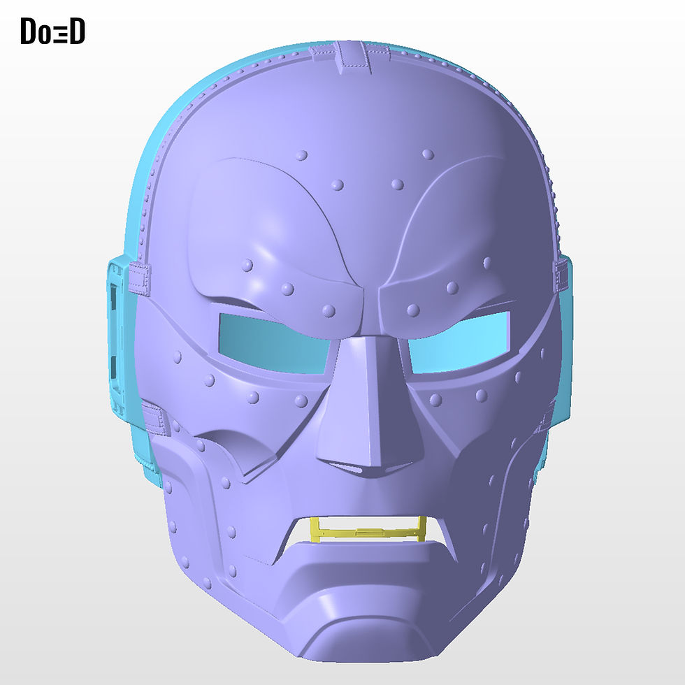 Thumbnail: Doctor Doom Helmet Avengers Doomsday SDCC 2026 Version 3D Printable Model #FTD1