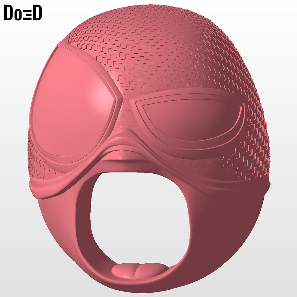 Thumbnail: Miles Morales Spider-Man Popcorn Bucket Do3D Screamer 3D Printable Model #MM12