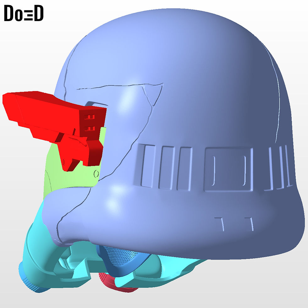 Thumbnail: Battle Damaged Death Trooper Ahsoka | 3D Printable Model STl #ZT42