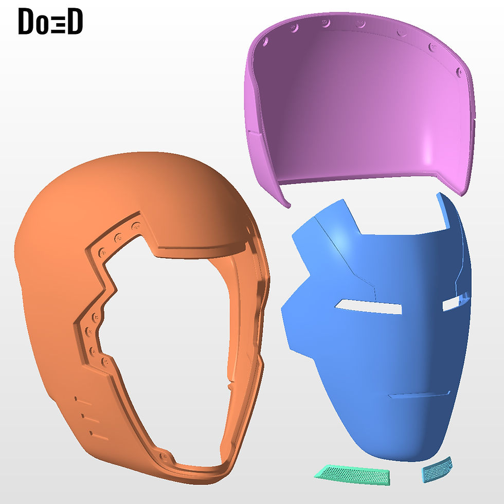Thumbnail: Iron Man Armored Adventures Armor | 3D Printable Model STL #AA99