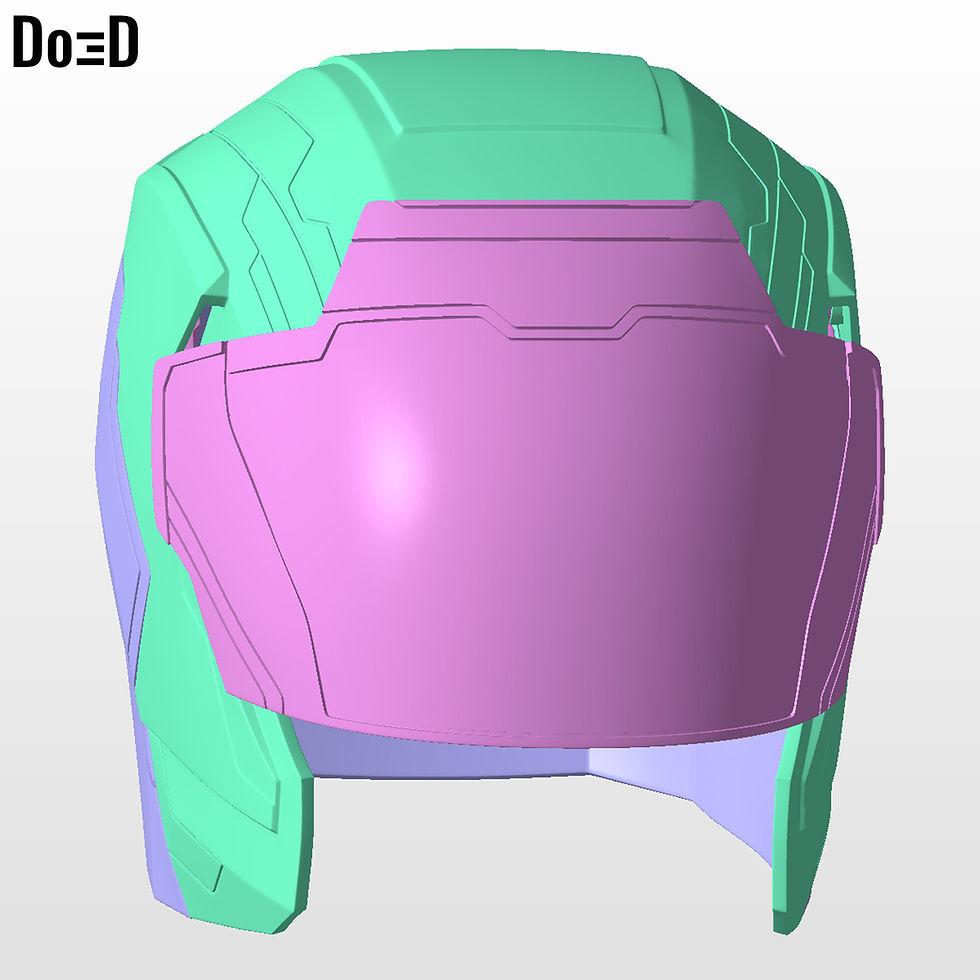 Thumbnail: Keith Top Trio Helmet Peacemaker Season 2 3D Printable Model #KPM37