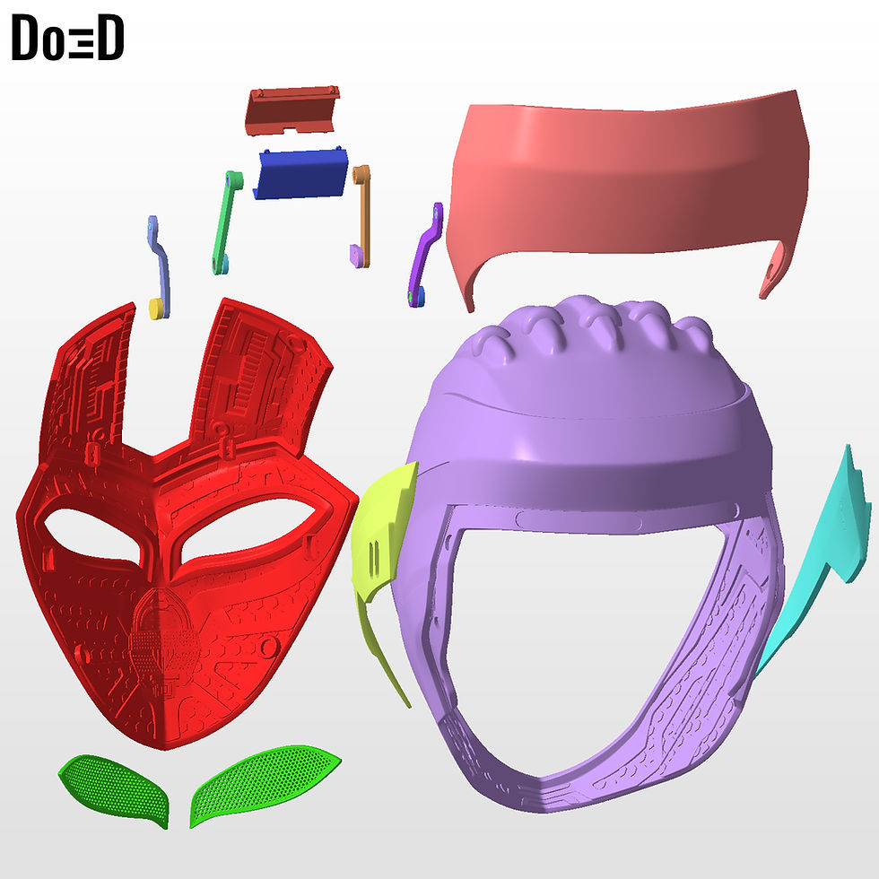 Thumbnail: IronHeart Helmet Black Panther Wakanda Forever 3D Printable Model STL File #H53