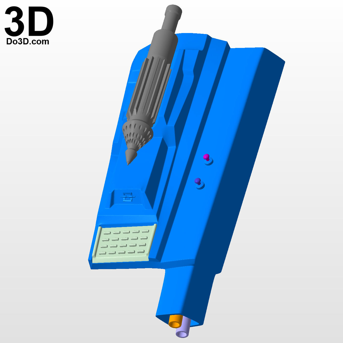 Boba Fett Left Forearm Star Wars Gauntlet Armors 3D Printable Model STL #BG27B