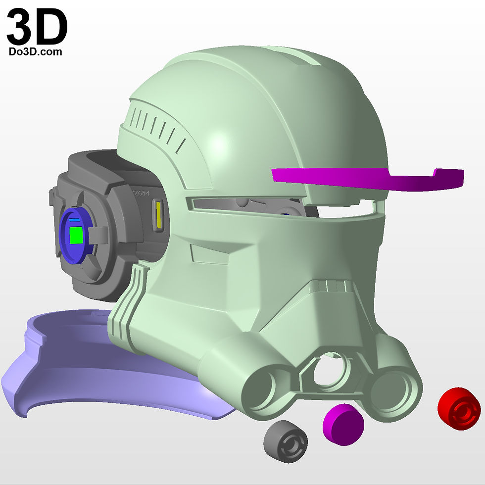Thumbnail: Echo Bad Batch Full Body Armor | 3D Printable Model #E111