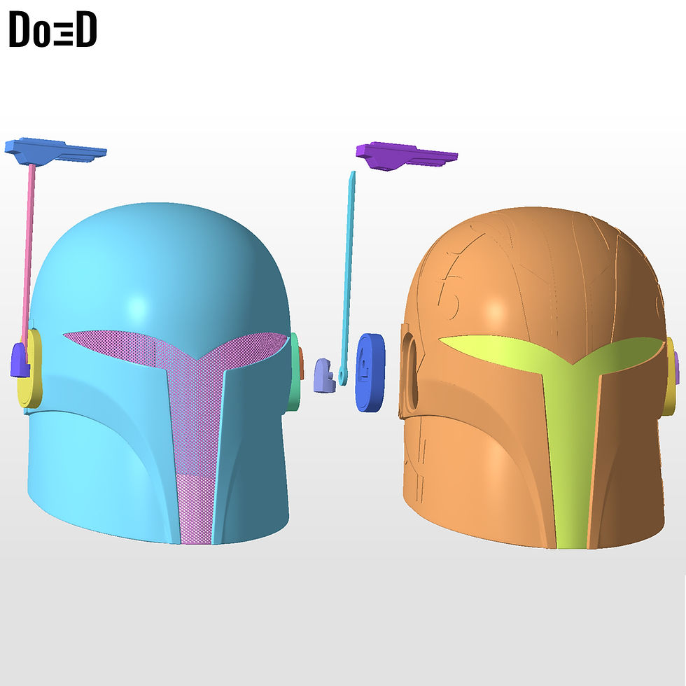 Thumbnail: Sabine Wren Mandalorian Helmet from Ashoka 3D Printable Model STL File #S92