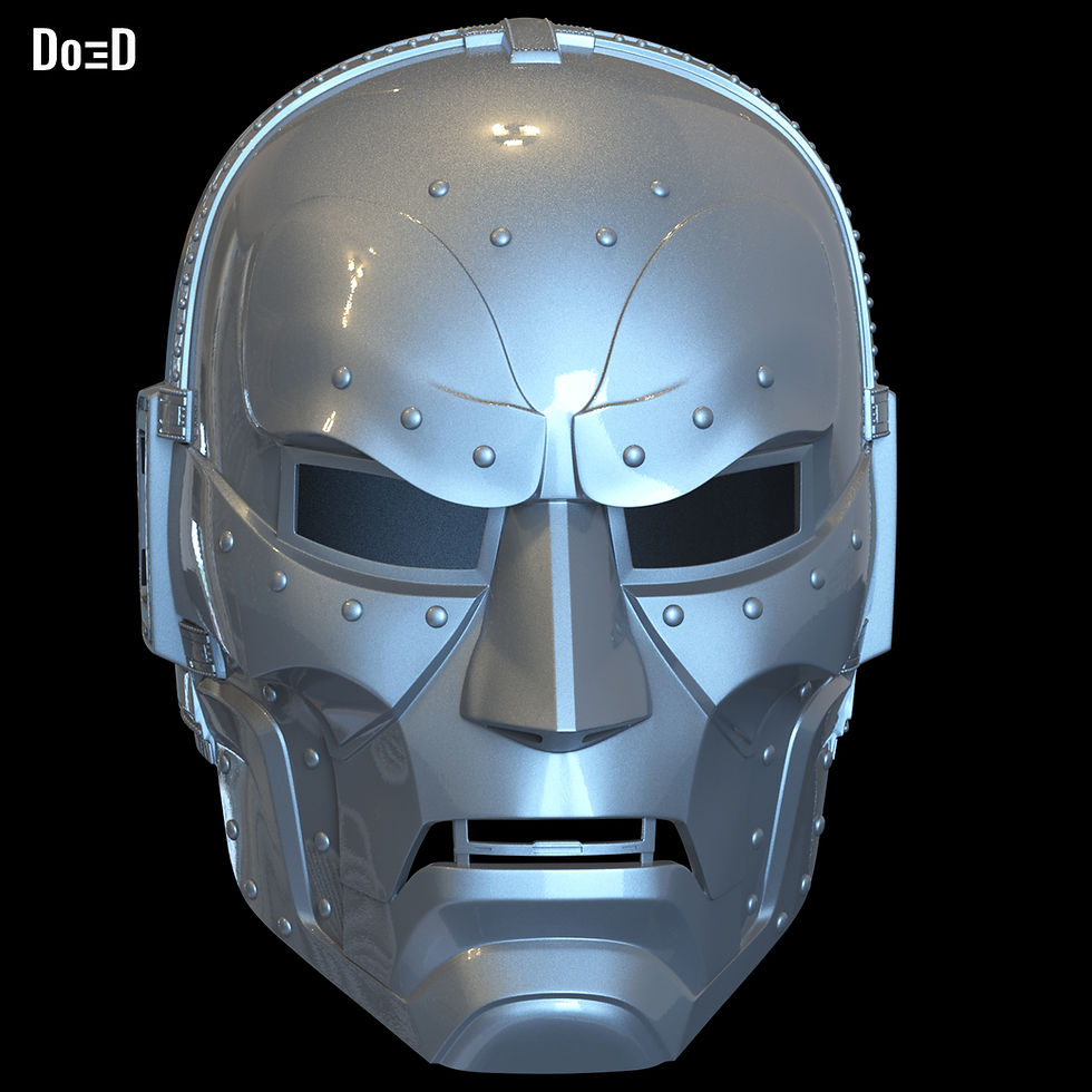 Thumbnail: Doctor Doom Helmet Avengers Doomsday SDCC 2026 Version 3D Printable Model #FTD1