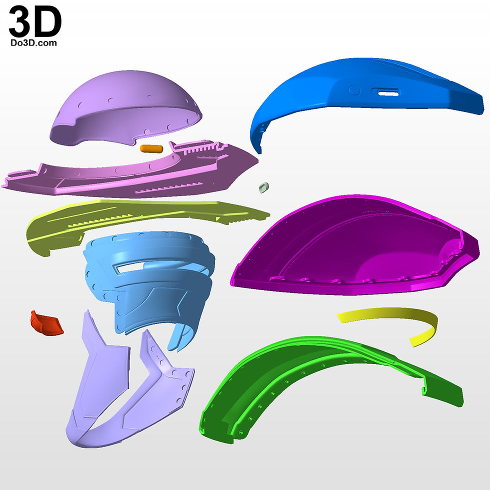 Thumbnail: Fifth Brother Obi-wan Kenobi 5th Helmet Hat 3D Printable Model STL File #F56