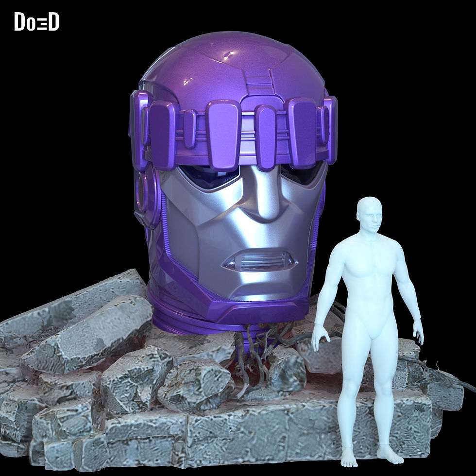 Thumbnail: Sentinel Head Life-size Statue Helmet Avengers Doomsday 3D Printable Model #SD9