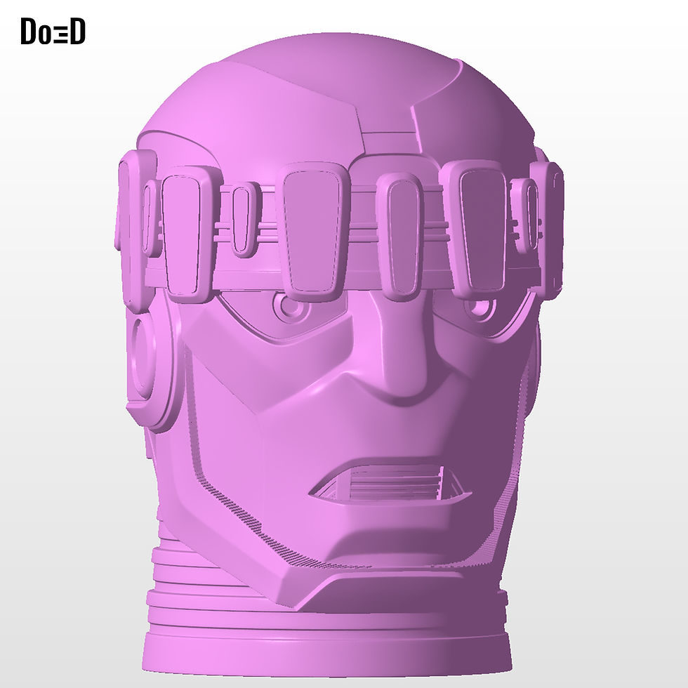 Thumbnail: Sentinel Head Life-size Statue Helmet Avengers Doomsday 3D Printable Model #SD9