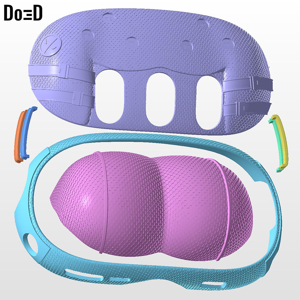 Thumbnail: Deadpool Inspired Meta Quest 3 Skin Cover | 3D Printable Model Print File #MQ13