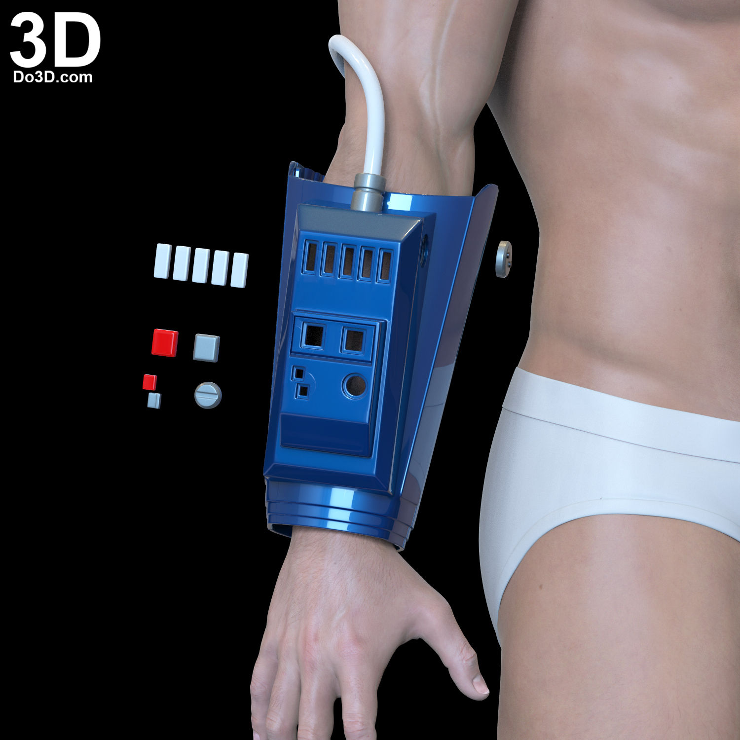 Cad Bane Gauntlet Forearm  Armor Star Wars | 3D Printable Model STL FILE #CB40