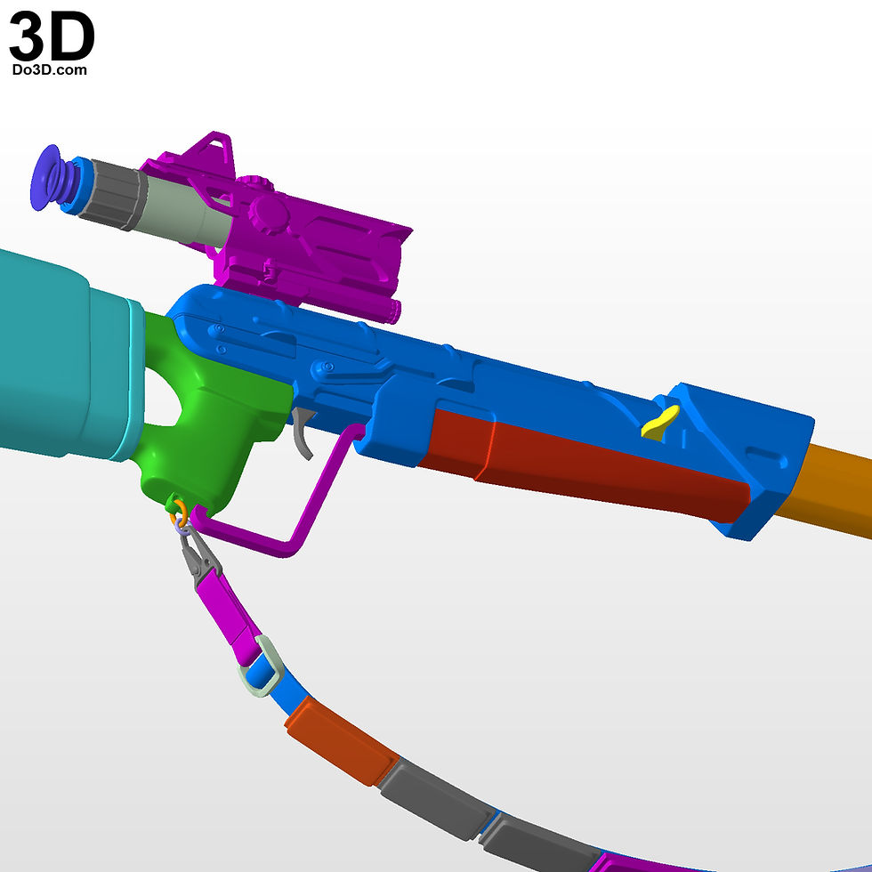 Thumbnail: Fennec Shand Rifle Blaster from Mandalorian | 3D Printable Model #FS72