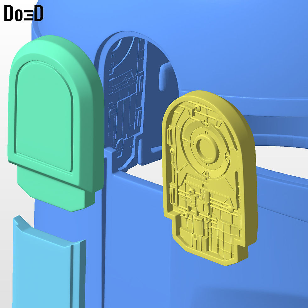 Thumbnail: Foundling Mandalorian Helmet Young / Kid Mondo 3D Printable Model STL #N277