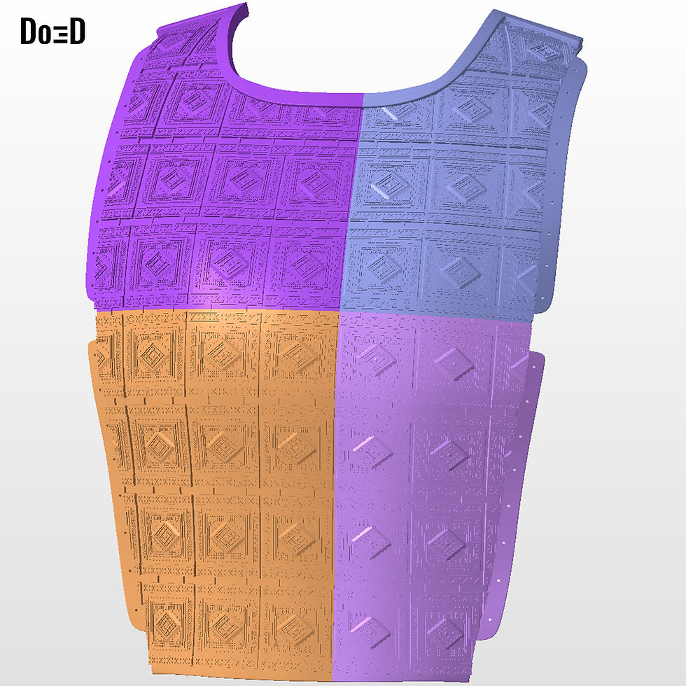 Thumbnail: Doctor Doom Torso + Brooches SDCC 2026 Avengers Doomsday 3D Printable Model #TB3