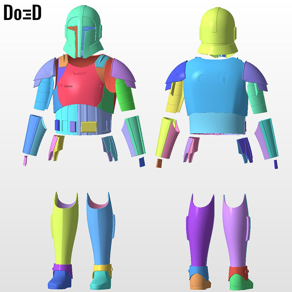 Thumbnail: Praetorian Guard Full Body Armor Mandalorian Season 3 | 3D Printable Model #P72