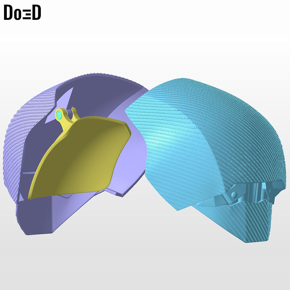 Thumbnail: Batman from Arkham Knight Shoulders Only | 3D Printable Model #S001