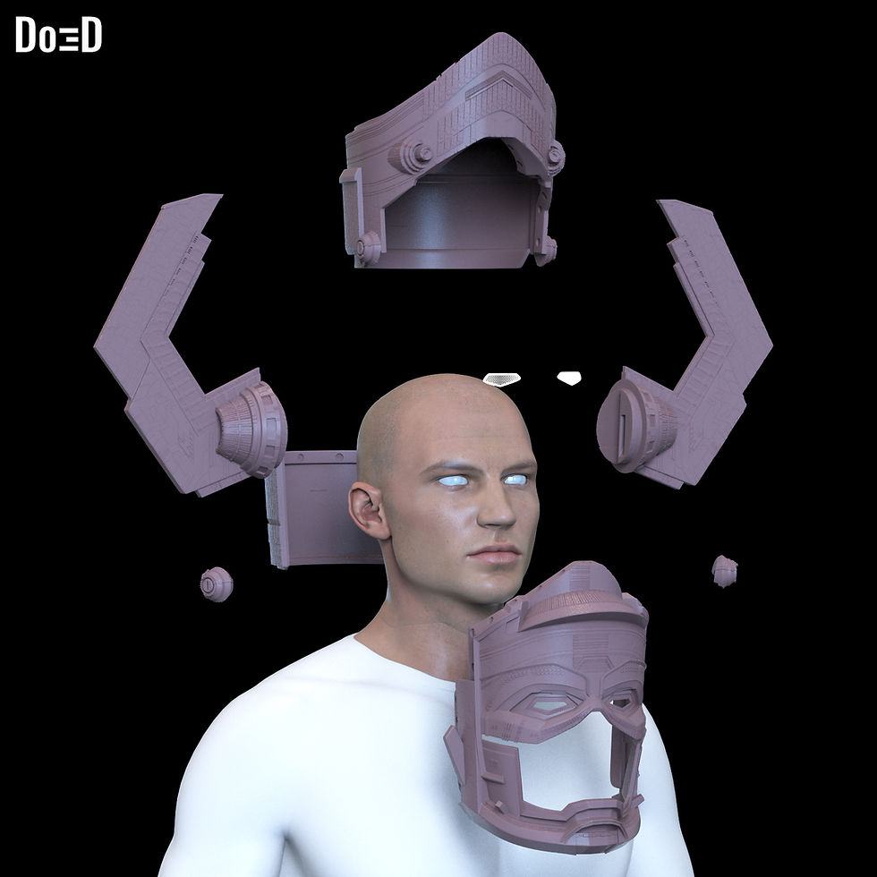 Thumbnail: Galactus Popcorn Bucket / Helmet Fantastic Four 3D Printable Model STL File #GF3