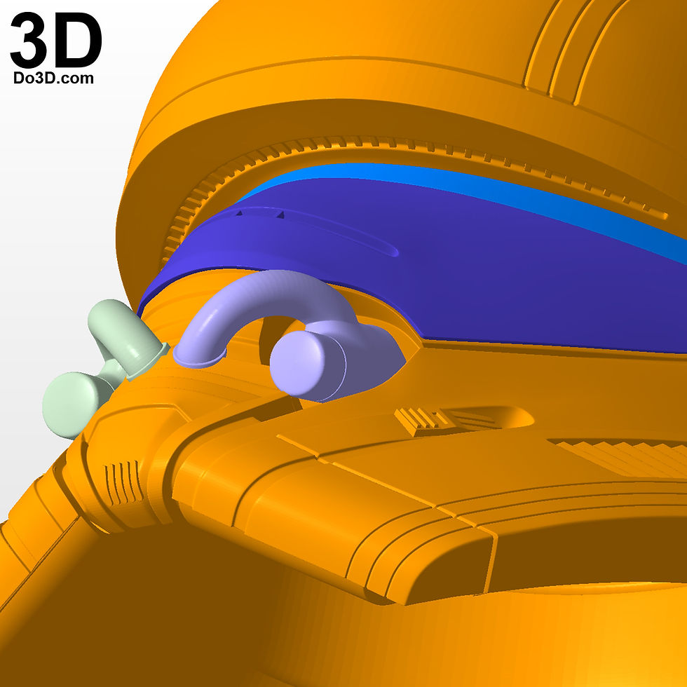 Thumbnail: Jet Trooper Helmet From Star Wars The Rise of Skywalker | 3D Printable File #J11