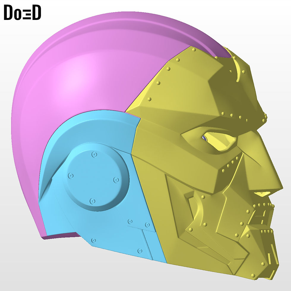 Thumbnail: Bundle: Doctor Doom Helmets 3 in 1 Variant HT  | 3D Printable Model #DDTH22
