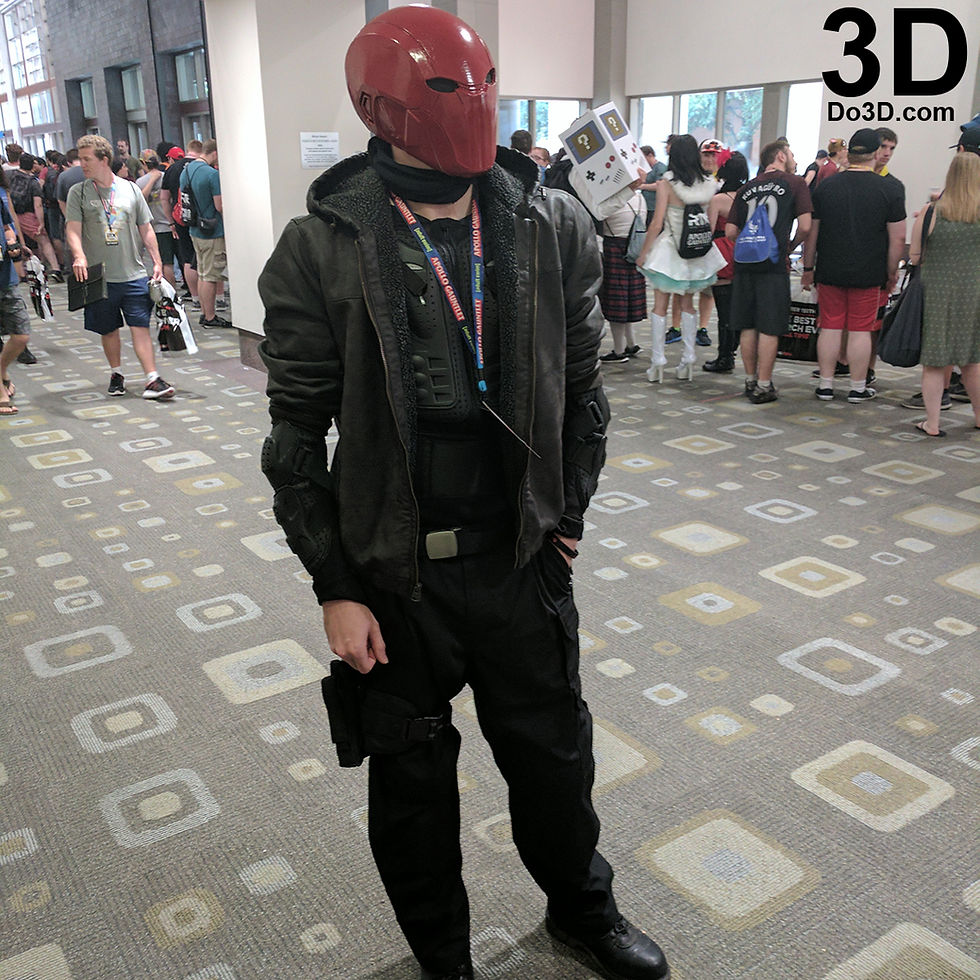Thumbnail: Red Hood Injustice 2 Helmet Cowl | 3D Model Project #2712