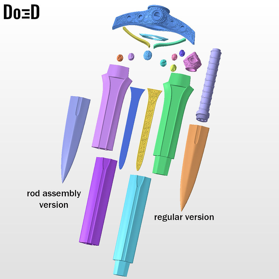 Thumbnail: Doctor Doom Infinity Sword Concep Exclusive Avengers Doomsday 3D Model STL #D883