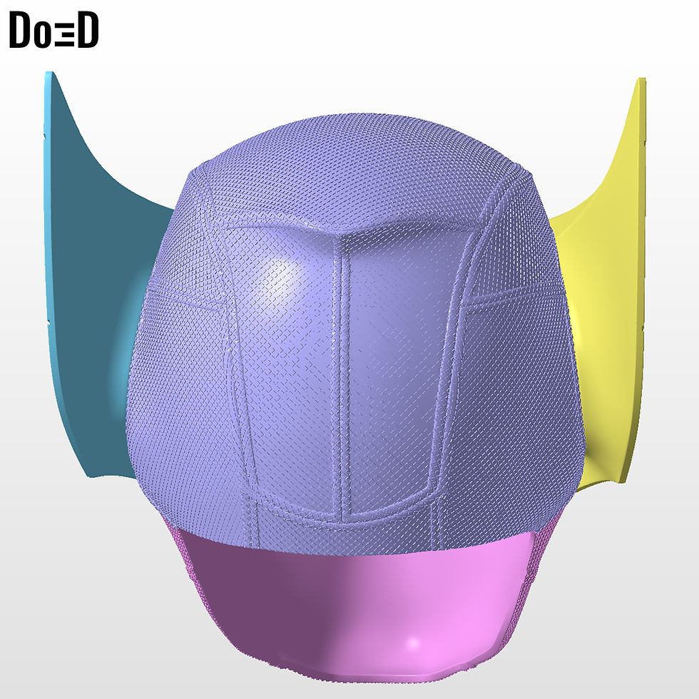 Thumbnail: Wolverinepool Helmet | 3D Printable Model Print File STL #WP614