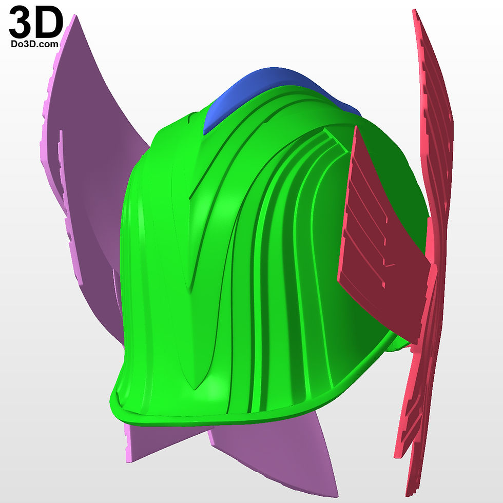 Thumbnail: Thor Helmet Love and Thunder Mask | 3D Printable Model STL #TH45
