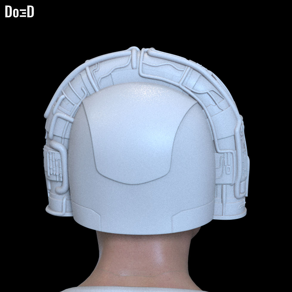 Thumbnail: X-Ray Vision Peacemaker Helmet Inner Details XRay 3D Printable Model STL #XV3556