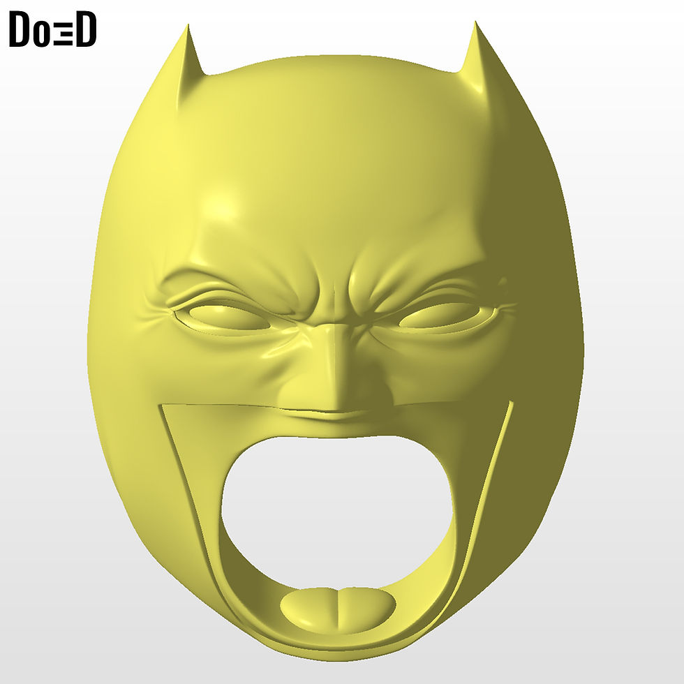 Thumbnail: Batman Popcorn Bucket / Container Do3D Screamer 3D Printable Model STL #BB28