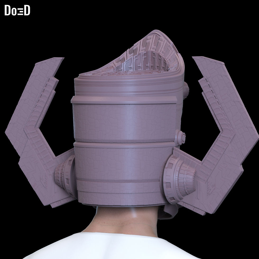 Thumbnail: Galactus Popcorn Bucket / Helmet Fantastic Four 3D Printable Model STL File #GF3