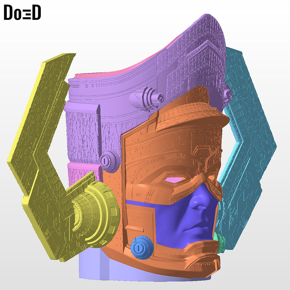 Thumbnail: Galactus Popcorn Bucket / Helmet Fantastic Four 3D Printable Model STL File #GF3