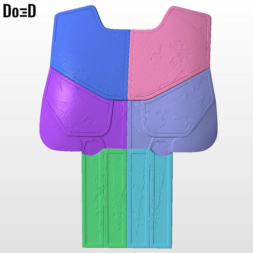 Thumbnail: Vest The Punisher 2025 New Suit 3D Printable Model Print File STL #TP251