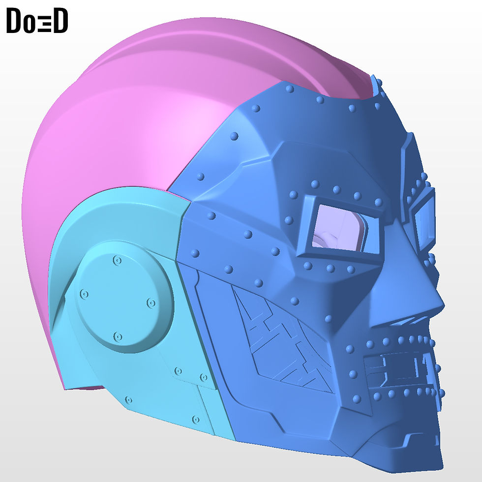 Thumbnail: Bundle: Doctor Doom Helmets 3 in 1 Variant HT  | 3D Printable Model #DDTH22
