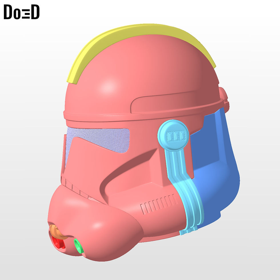 Thumbnail: Clone Trooper Phase 2 Star Wars Helmet | 3D Printable Model STL File #F15