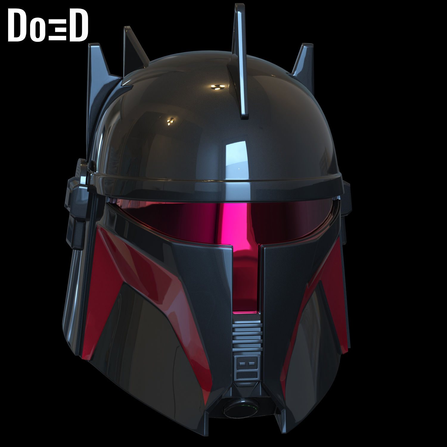 Helmet Dark Trooper phase 4 Moff Gideon | 3D Printable Model STL File #MG21