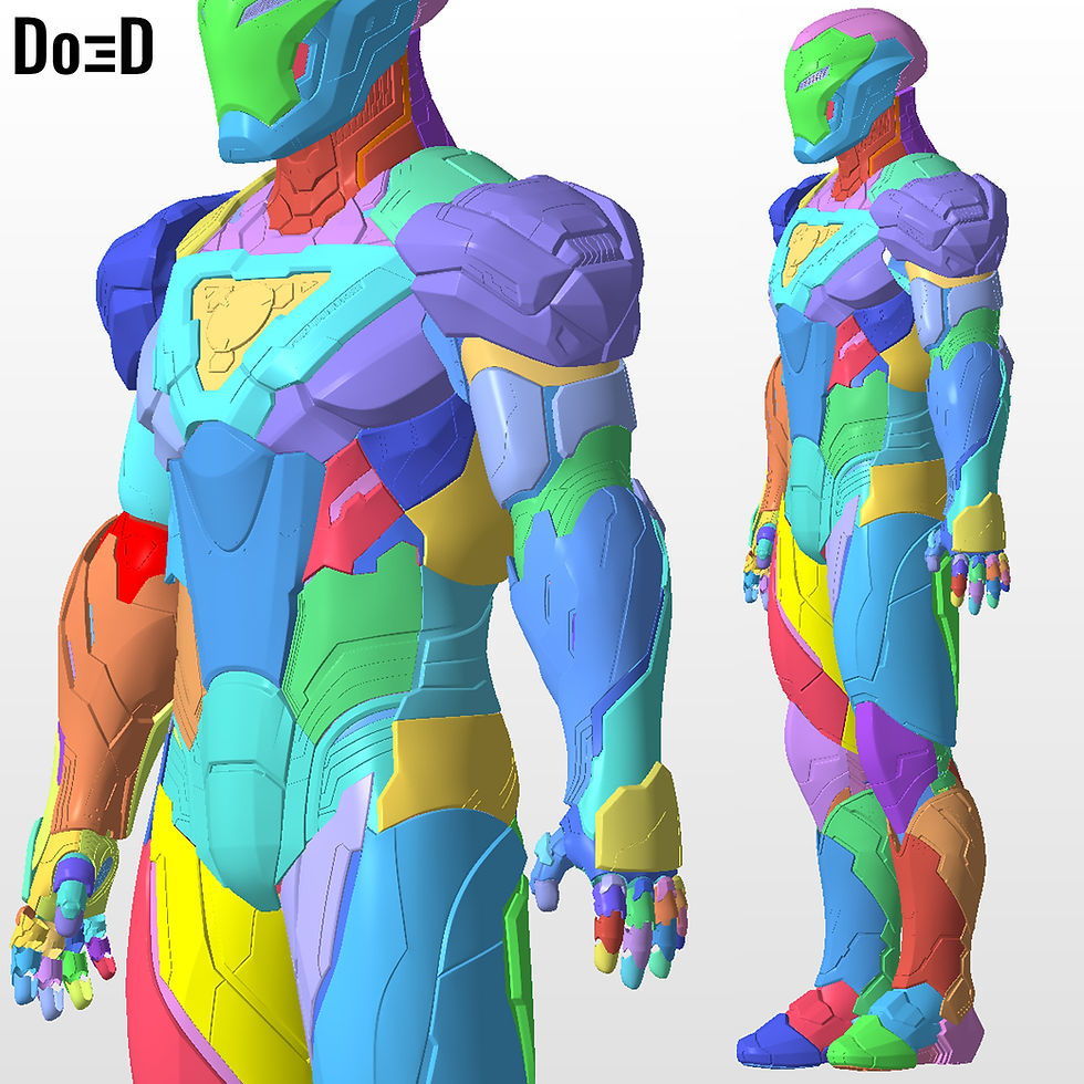 Thumbnail: Iron Man Armor Model 42 Rivals Cosplay Suit 3D Printable Model #IR42