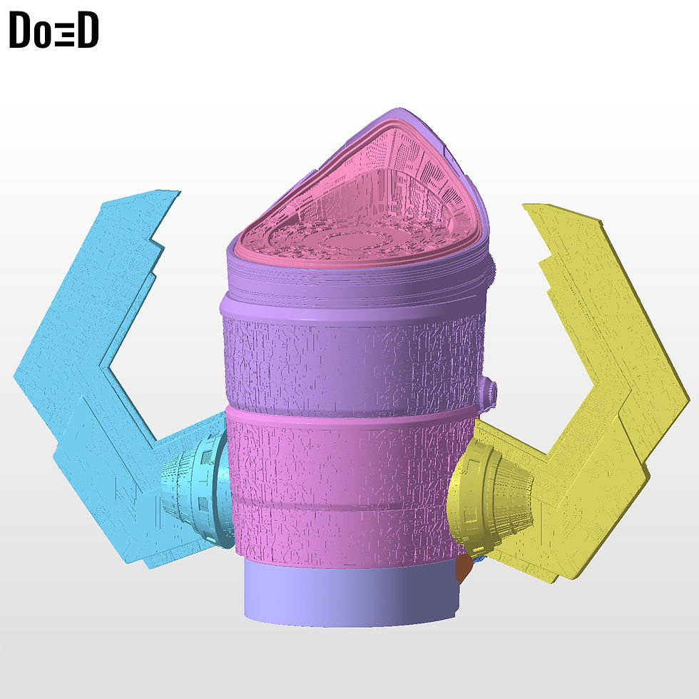Thumbnail: Galactus Popcorn Bucket / Helmet Fantastic Four 3D Printable Model STL File #GF3