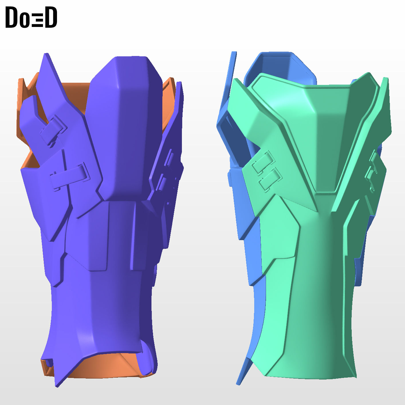 Arkham Knight Shin Armor | 3D Printable File #AK66