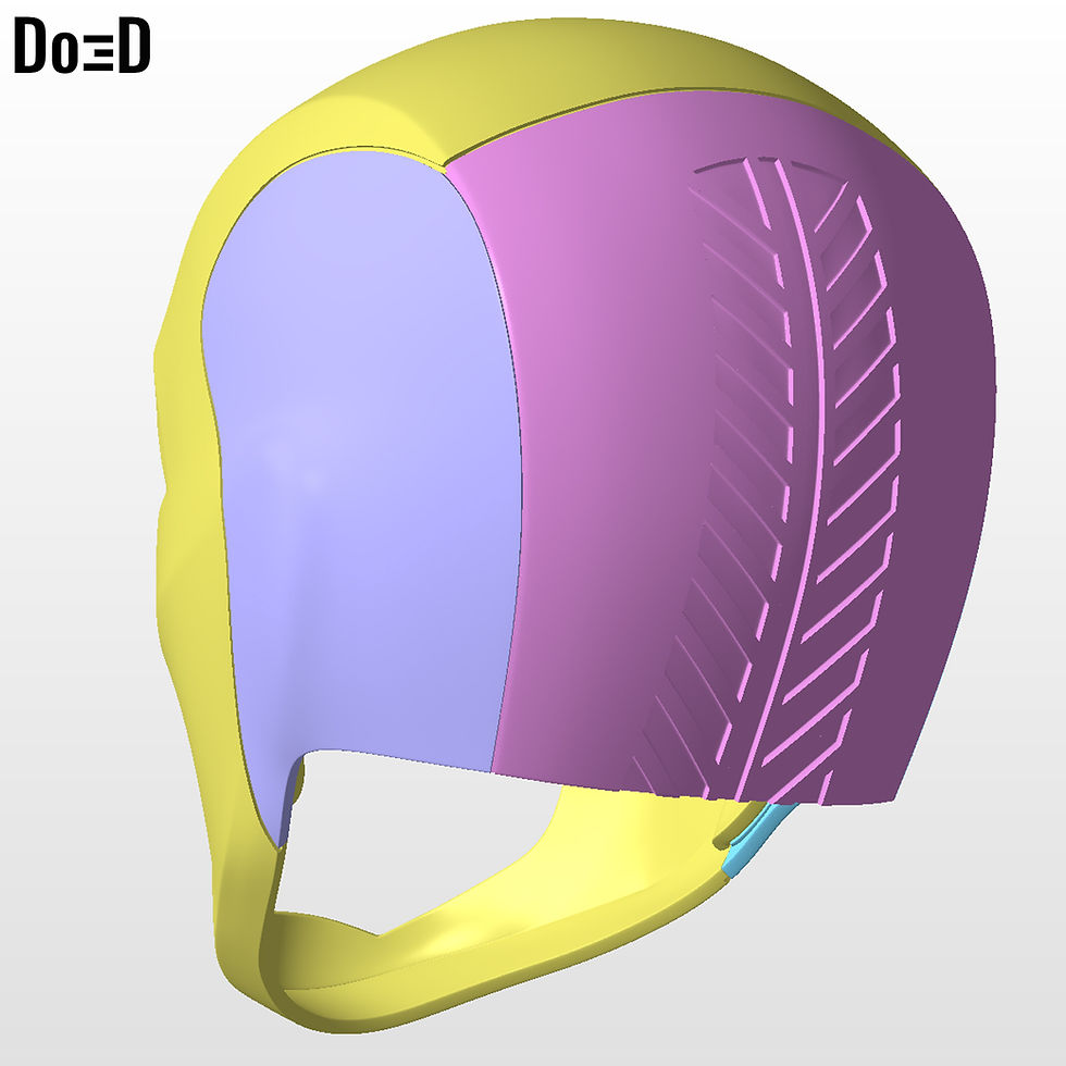 Thumbnail: Judomaster Helmet Peacemaker 3D Printable Model #JM828