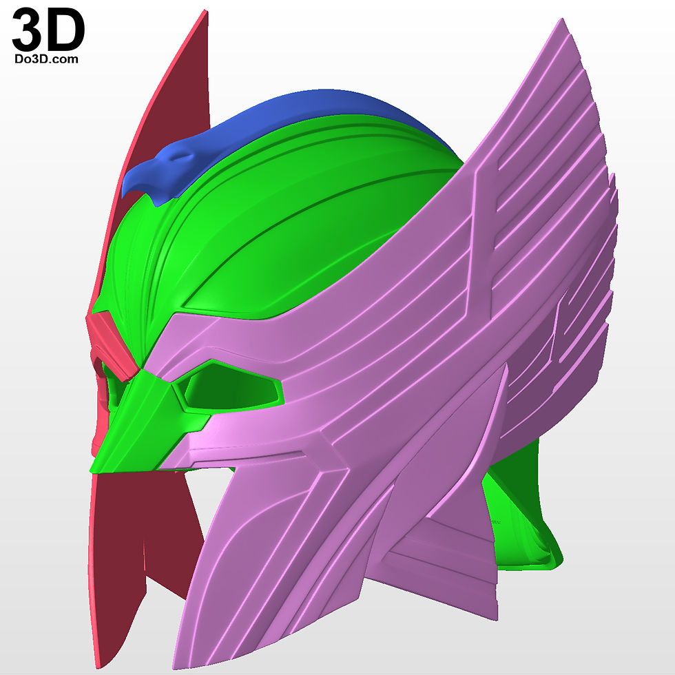 Thumbnail: Thor Helmet Love and Thunder Mask | 3D Printable Model STL #TH45