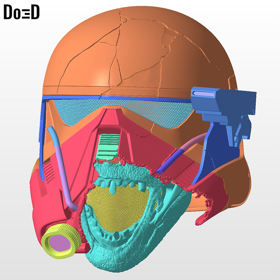 Thumbnail: Battle Damaged Death Trooper Ahsoka | 3D Printable Model STl #ZT42