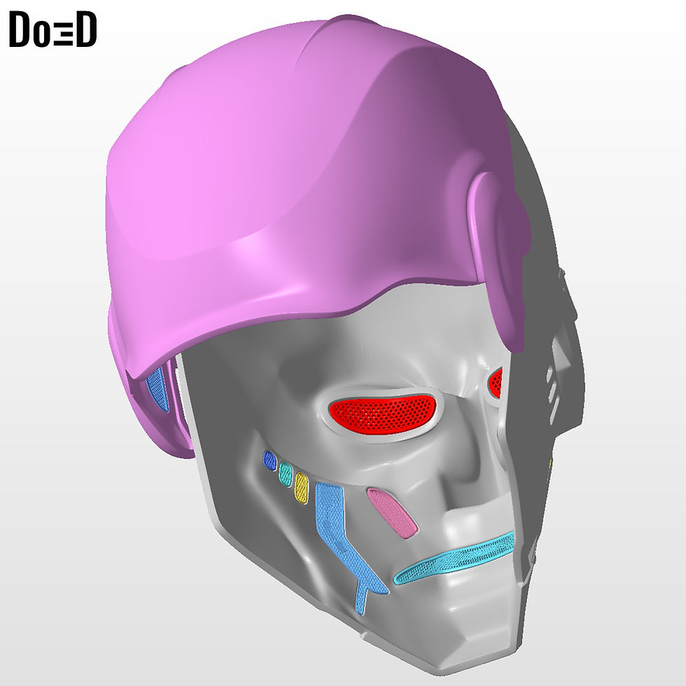 Thumbnail: Doctor Doom Victor Von Doom FF2 Helmet | 3D Printable Model #FF2