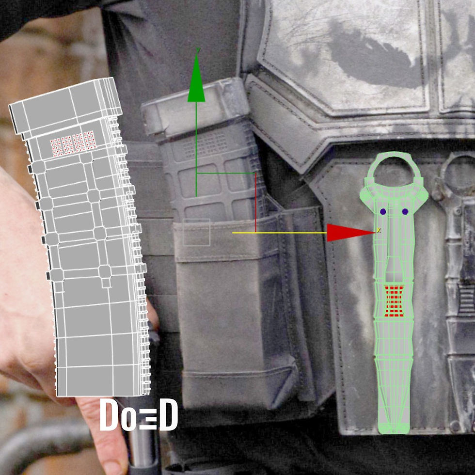 Thumbnail: The Punisher Suit/Vest, Belt & Pouches Brand New Day 3D Printable Model STL #TP7