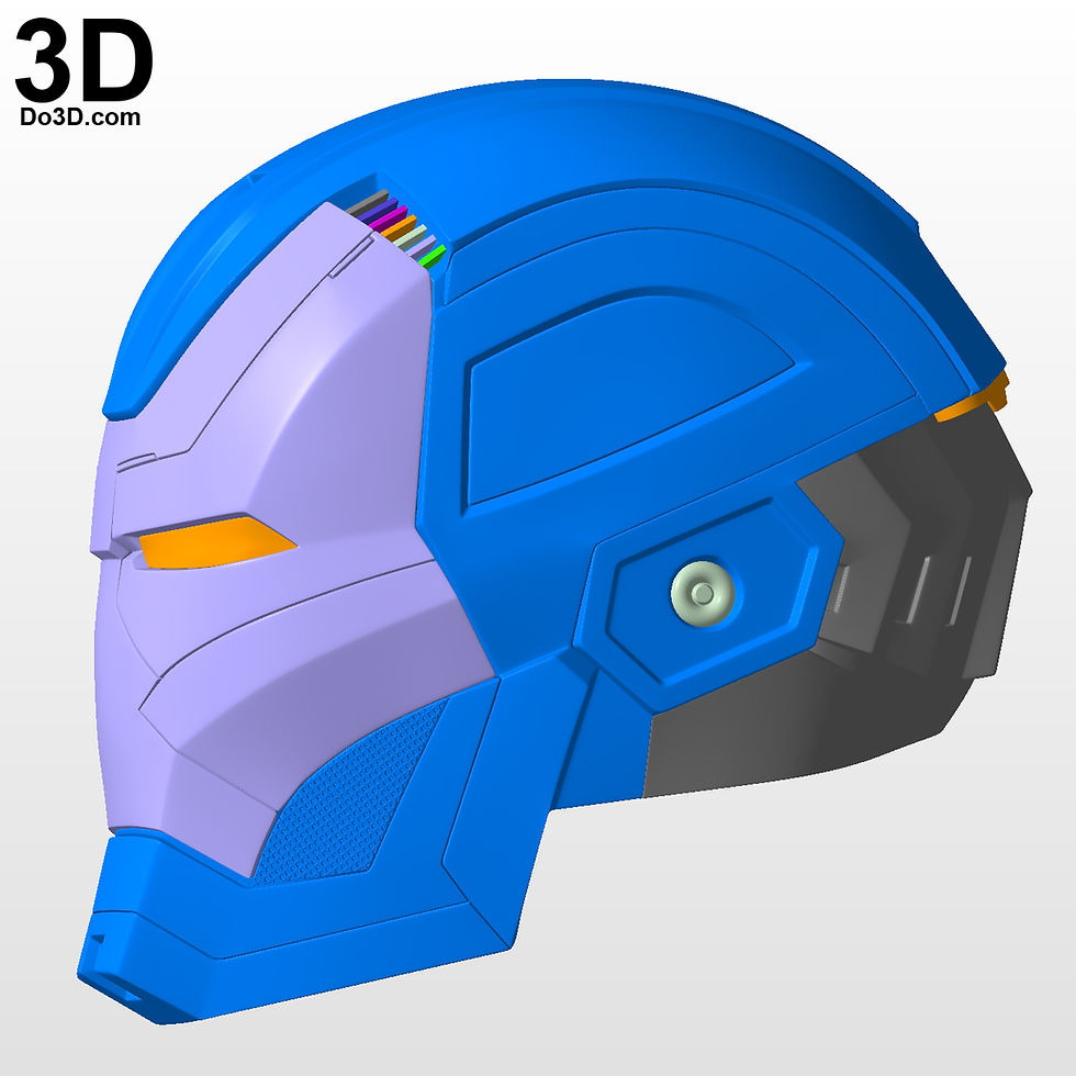 Thumbnail: Bones Helmet Iron Man 3 Mark XLI MK 41 3D Printable Model #BM83