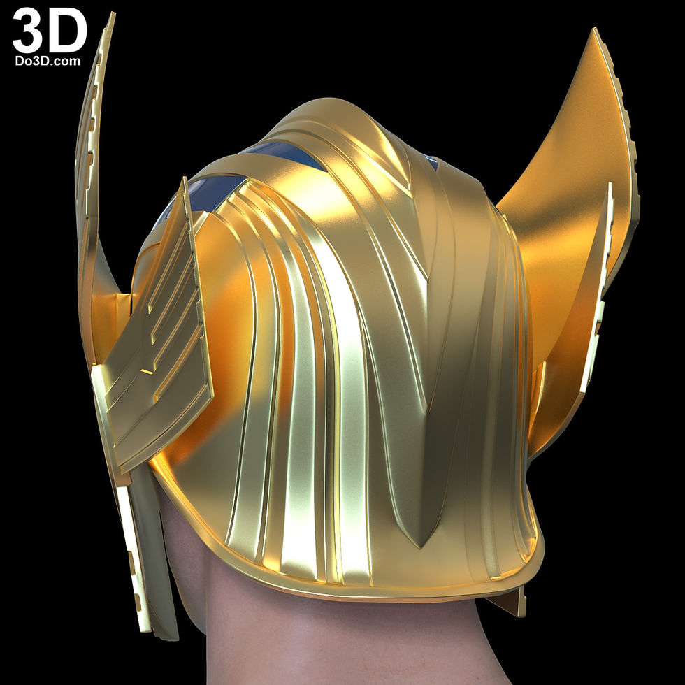 Thumbnail: Thor Helmet Love and Thunder Mask | 3D Printable Model STL #TH45