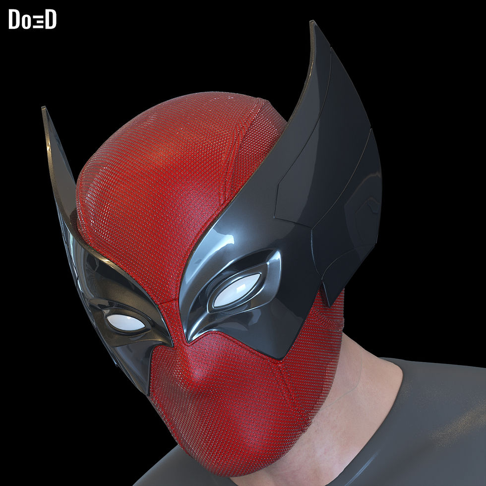 Thumbnail: Wolverinepool Helmet | 3D Printable Model Print File STL #WP614