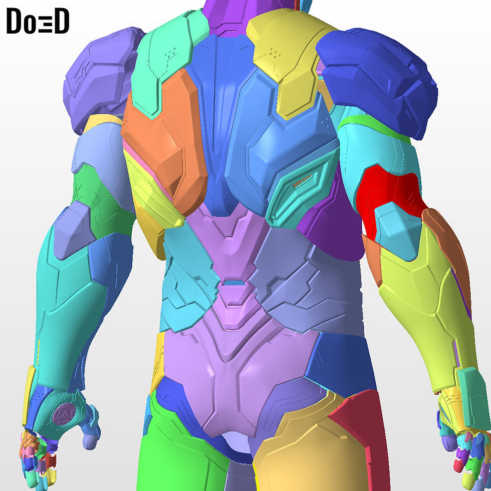 Thumbnail: Iron Man Armor Model 42 Rivals Cosplay Suit 3D Printable Model #IR42